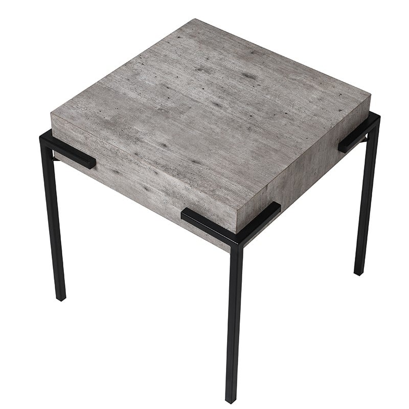 Modern Concrete Look Side Table Collective Home Store