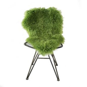 Green Sheepskin Chair