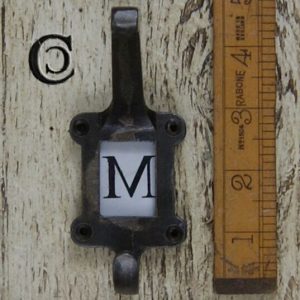 Iron Hook with Ceramic Label Insert