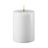 Battery Operated LED Candle 7.5x10cm White