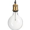 Brass Pendant E27 Cord