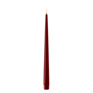 Battery Operated LED Dinner Candle Red
