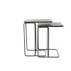 Laja Side Nesting Tables Antique Lead