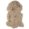 Oyster Tibetan Sheepskin Rug