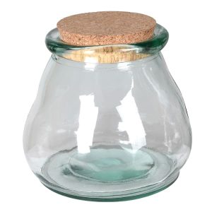 Large Recycled Storage Glass Jar