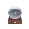 Solar System Globe Amber Crystal Light