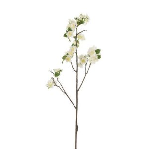 Faux Blossom Branch White Small