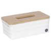 White Top Fit Tissue Box