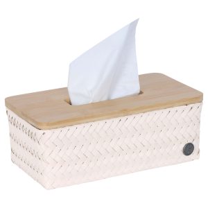 White Top Fit Tissue Box