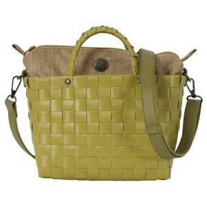 Natural Lime Dash Crossbody bag with Zip