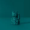 Mini Green Waving Lucky Cat