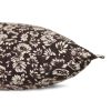 HKliving Floral Ornamental Decorative Cushion Brown