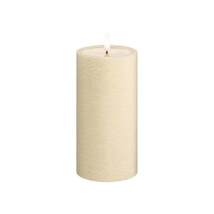 Creme Unique Battery Operated LED Candle 7.5x15cm