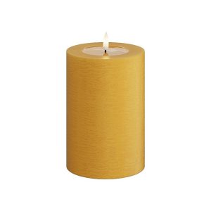 Curry Unique Battery Operated LED Candle 7.5x15cm