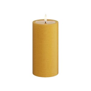 Curry Unique Battery Operated LED Candle 7.5x12.5cm
