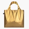 Loqi Metallic Gold Recycled Bag