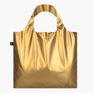 Loqi Metallic Gold Recycled Bag