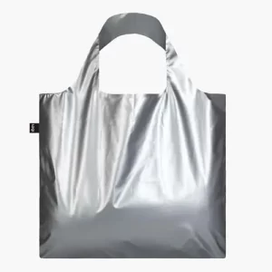 Loqi Metallic Silver Recycled Bag