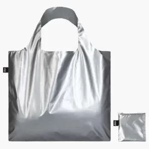 Loqi Metallic Silver Recycled Bag