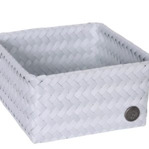 Ice Grey Tiny Fit Open Storage Basket