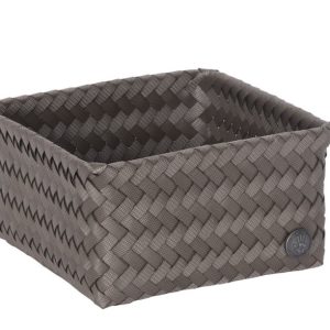 Taupe Tiny Fit Open Storage Basket