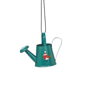 Watering Can Bauble Decoration Green