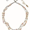 Crystal CollaborationBronze/Winter White/Rose Necklace