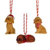 Resin Cockapoo Hanging Decoration Set Of 3