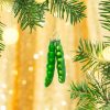 Winter Veggies Peas In A Pod Shaped Bauble