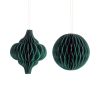 Green Honeycomb Globe Paper Hanging Decoration