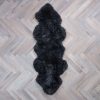 Silky Double Sheepskin Rug Dark Grey